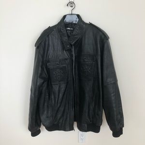 Pelle Pelle Authentic Leather Studded Jacket